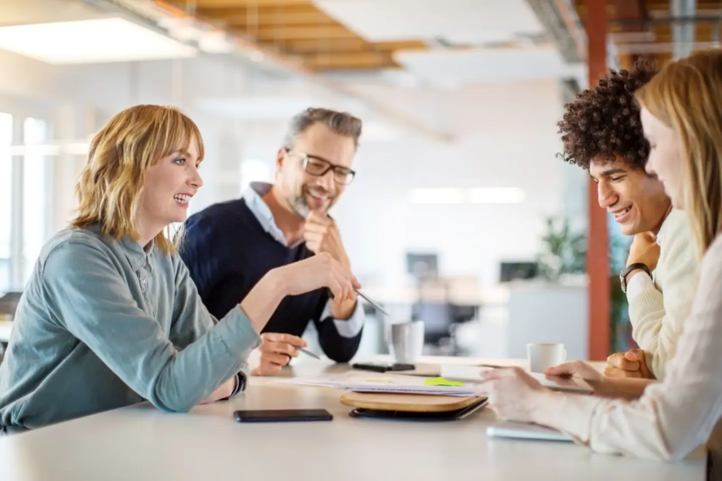 HR department discussing concept
