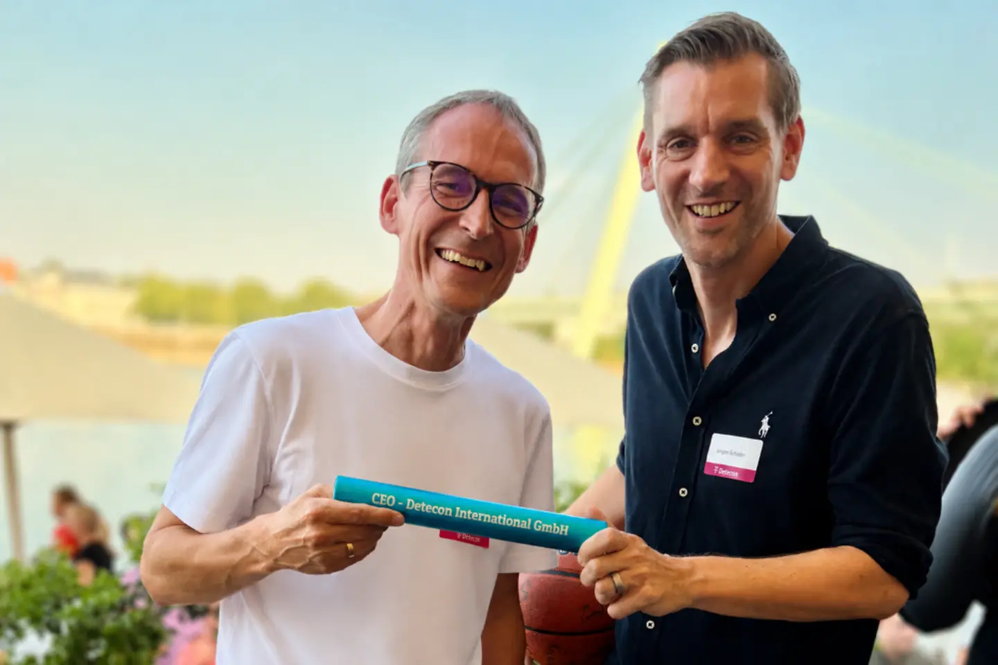 Uwe Heckert (l), Jürgen Schäfer (r)